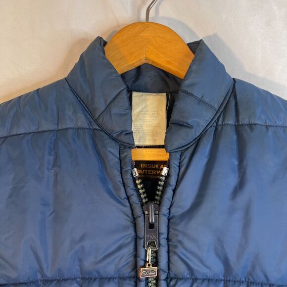 Walls Blizzard-Pruf Insulated Outerwear Puffer Vest Zip Up VTG Mens Chest 42-44 - Picture 3 of 11